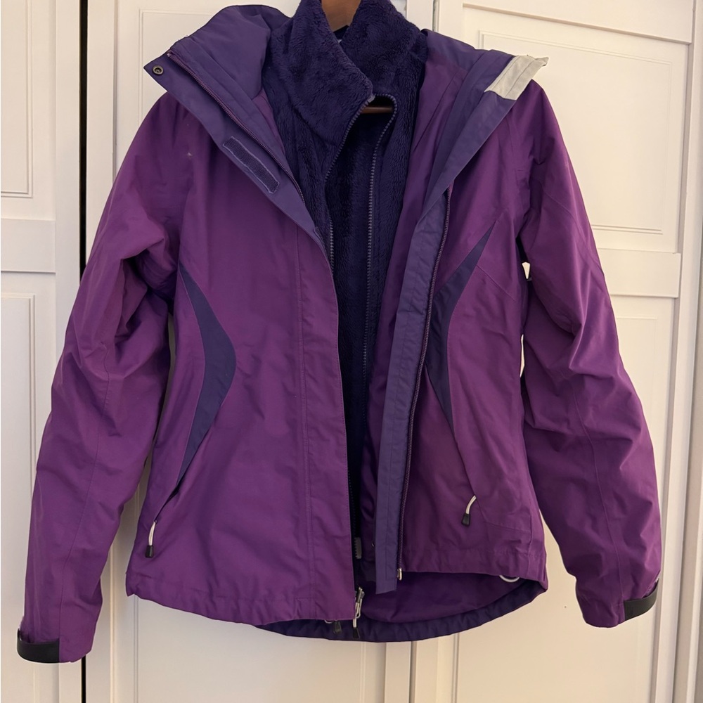 North Face Women's Purple Ski Jacket
